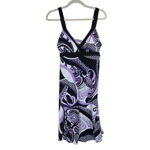 Speechless Womens Midi Babydoll Dress Large Empire Waist Y2K Whimsigoth Black